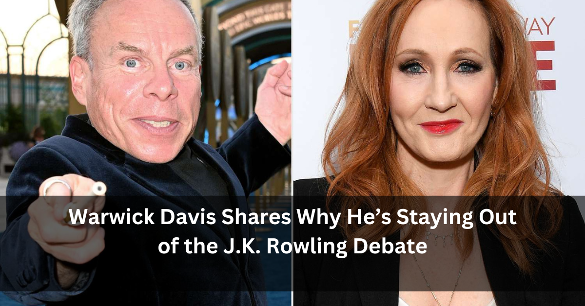 Warwick Davis Shares Why He’s Staying Out of the J.K. Rowling Debate